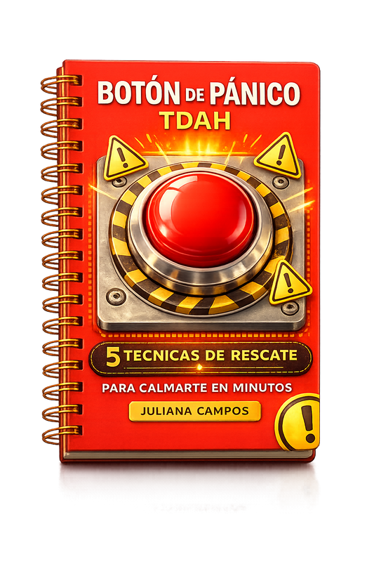 Botón de Pánico TDAH: 5 Técnicas de Rescate para Calmarte en Minutos
